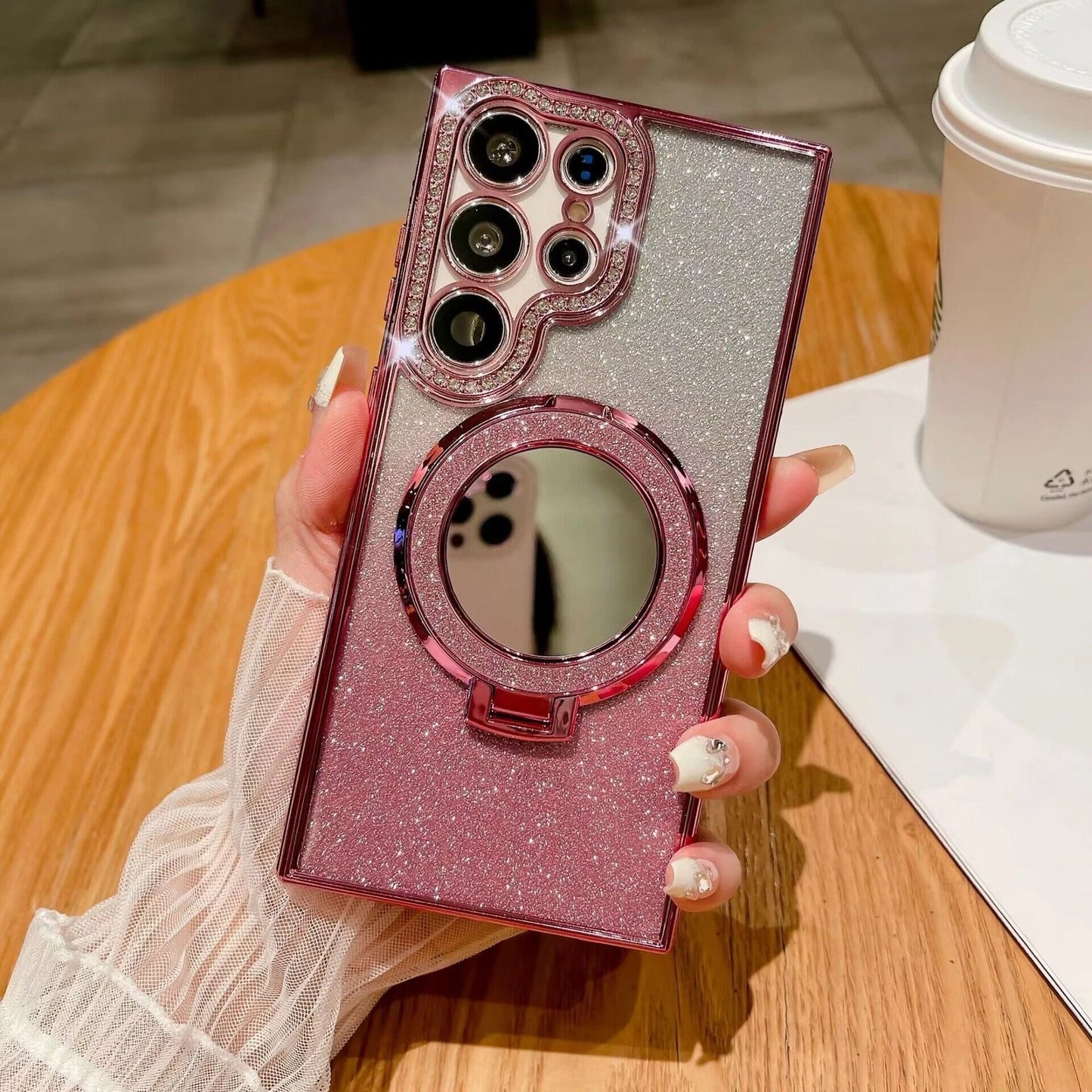 Women's Luxury Phone Case Shockproof Cover For Samsung Galaxy S25 S24 S23 S22