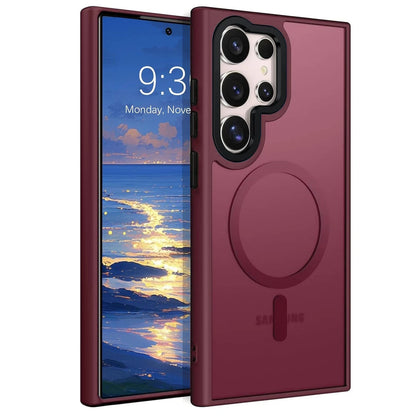 For Samsung Galaxy S25 S24 S23 S22 Plus Ultra Shockproof Case Mag Safe Frosted