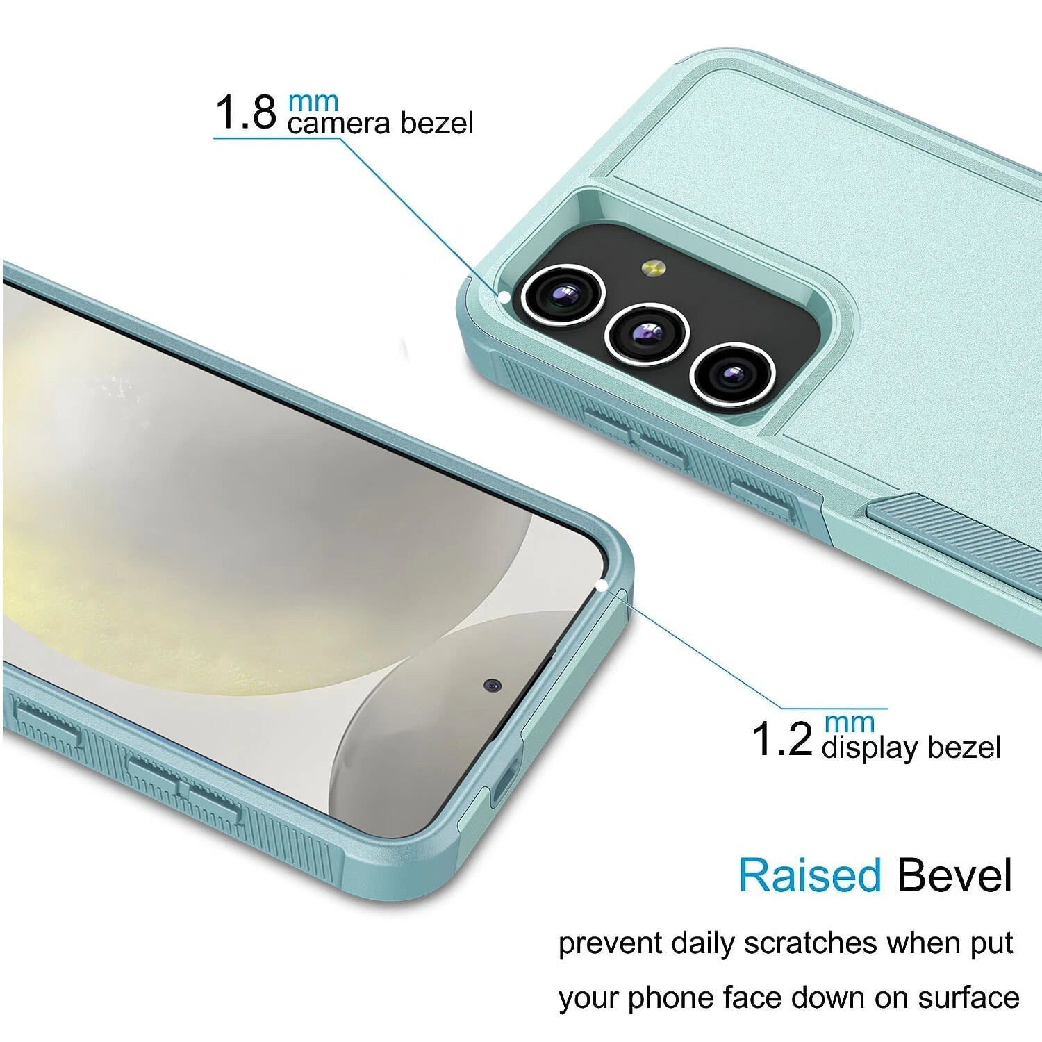 Samsung Galaxy S25, S25 Plus, S25 Ultra Shockproof Case and 9H Tempered Glass Screen Protector Bundle