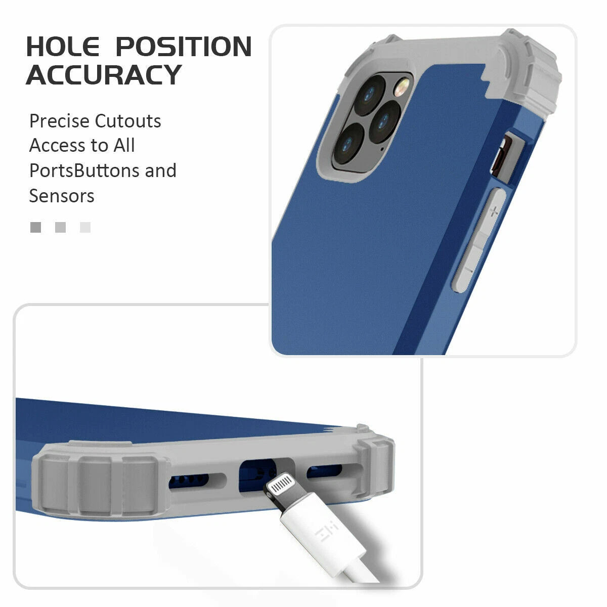 For iPhone 16e 16 17 Pro Max 15 14 13 12 11 Shockproof Rubber Hybrid Armor Case