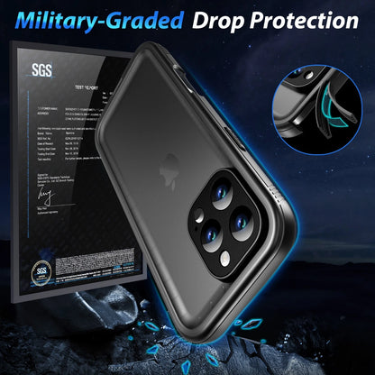 Waterproof Phone Case for iPhone 14 13 11 12 15 16 17 Pro Max Shockproof Cover