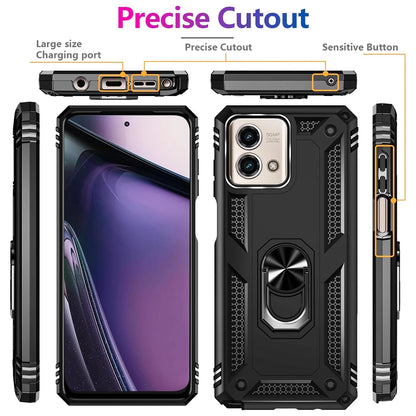 For Motorola Moto G 2025 Case/5G 2024/2023/2022 Phone Cover + Tempered Glass