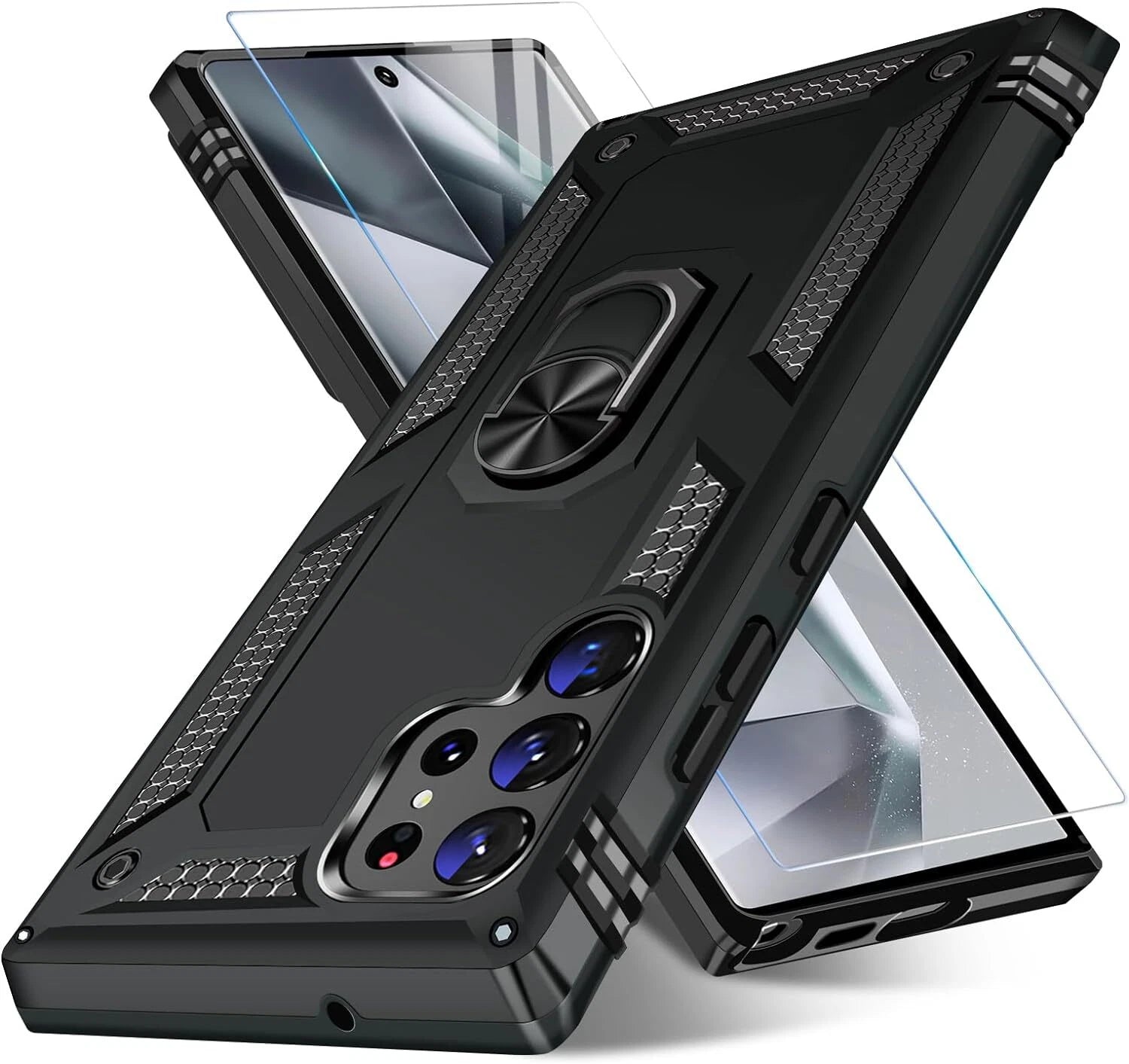 For Samsung Galaxy S25 Ultra S24 S23 FE S22 S21 S20 Case Phone Cover /W Screen