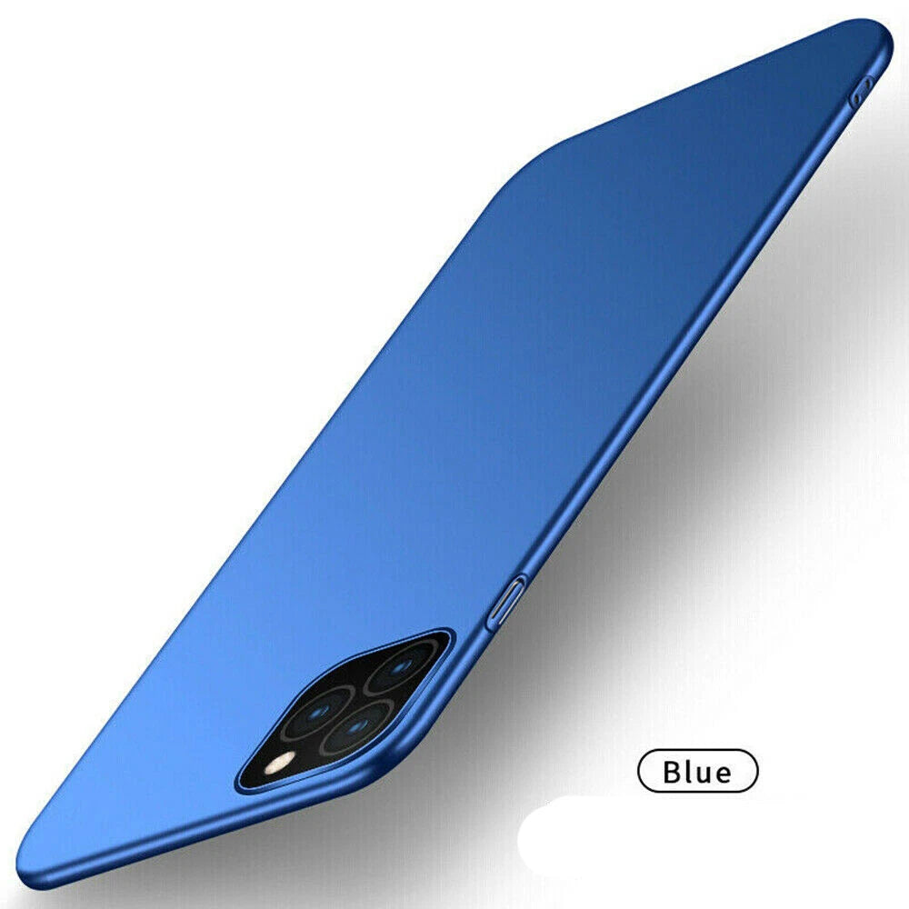 For iPhone 16 15 14 17 Pro Max 13 12 Slim Matte Hard Ultra-thin Phone Case Cover