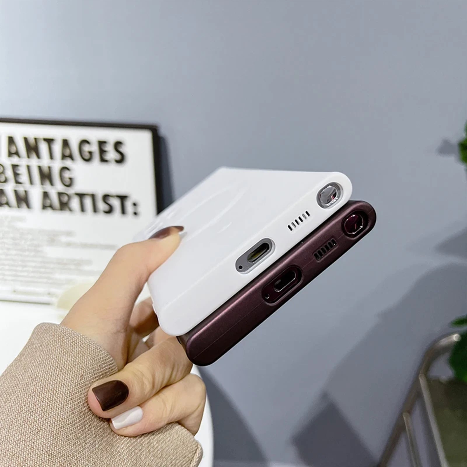 For Samsung Galaxy S25 S23 S24 Ultra S22 S21 Mag Safe Magnetic Case Lens Cover