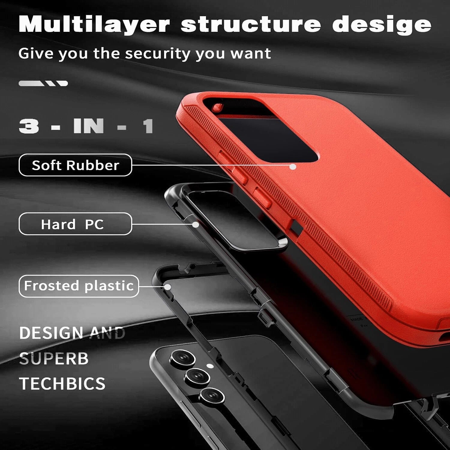 For Samsung Galaxy A17 5G Case A16 5G Phone Cover A15 A14 A03S A32 +Screen Glass