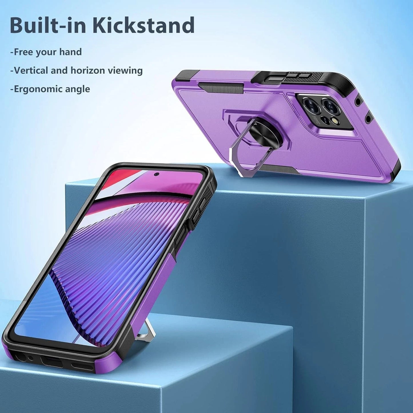 For Motorola Moto G 2025 Case /5G 2024/2023/2022 Phone Cover + Screen Protector