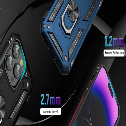 For iPhone 12 Case /12 Pro Max/Mini/ Phone Cover Shockproof Stand + Glass Screen