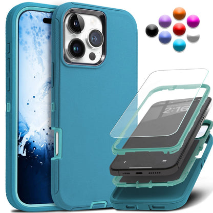 Shockproof Heavy Duty Case for iPhone 17 Air 16 15 14 13 12 11 Pro Max - Rugged Armor Cover