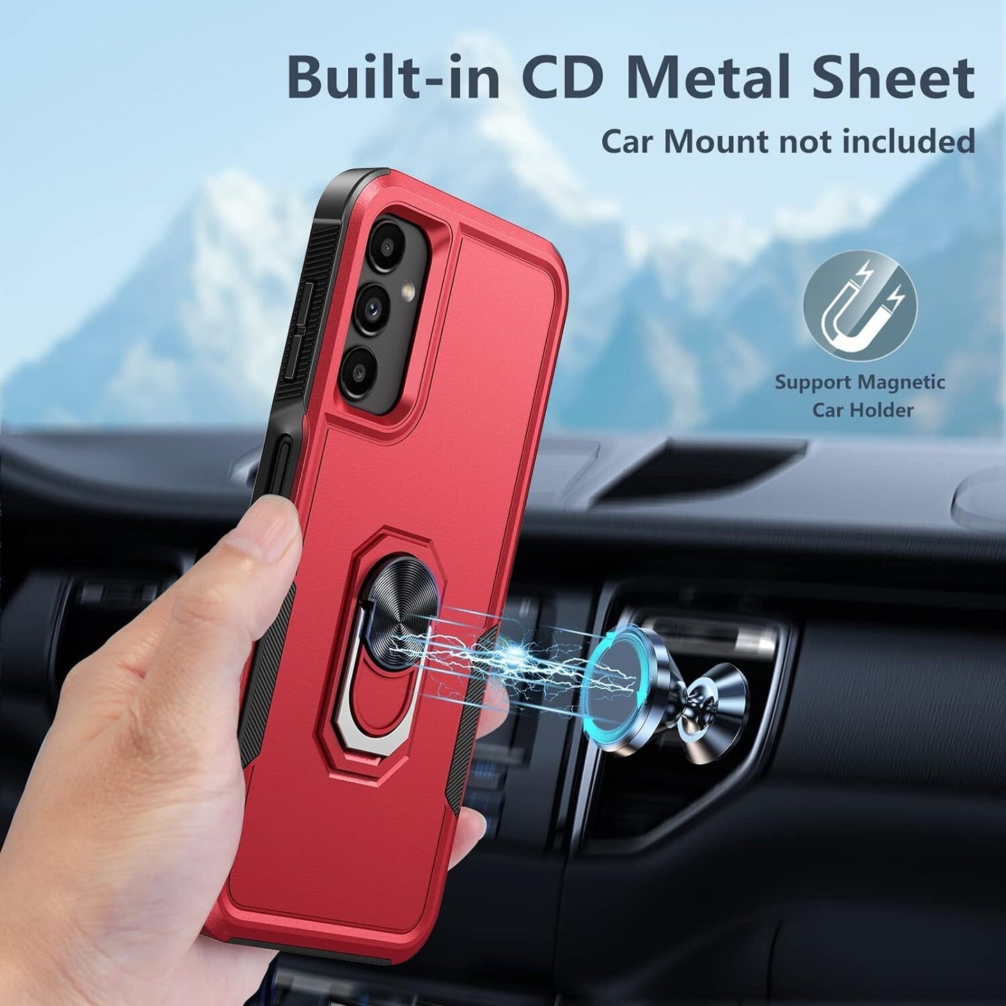 For Samsung Galaxy S25 Ultra Case S25/S24/S23/FE/ Phone Cover + Tempered Glass