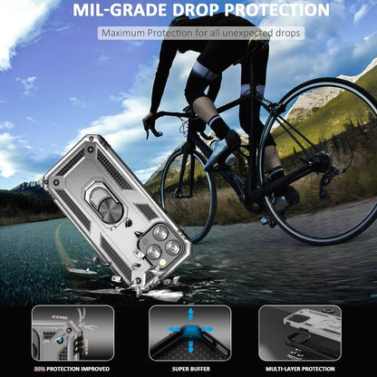 For iPhone 13 Case/13 Pro Max/13 Mini Phone Cover Shockproof + Tempered Glass