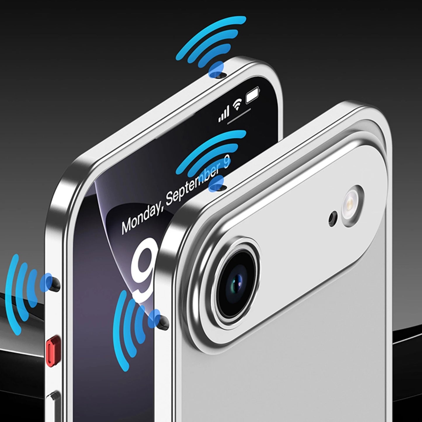 For iPhone 17 Pro Max/17 Pro/17/Air Metal Bumper Case +Camera Lens Protection