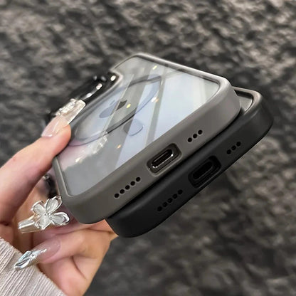 Camera Stand Mag Safe Case For iPhone 17 Pro Max 16 15 14 Plus 13 Lens Protector