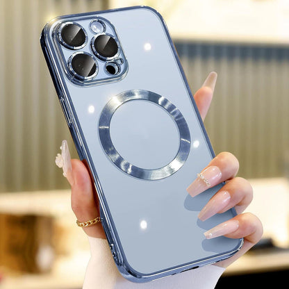 iPhone 16 Pro Max MagSafe Case with Sliding Camera Lens Cover - Military Grade Shockproof Protection