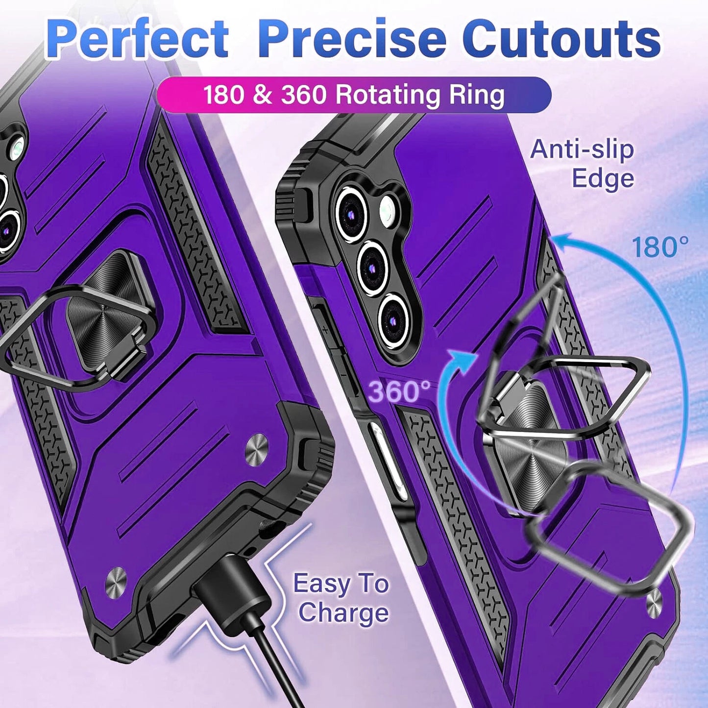 For Samsung Galaxy A15 5G Case /A14 5G/A54/A03S/A13 Phone Cover +Glass Protector