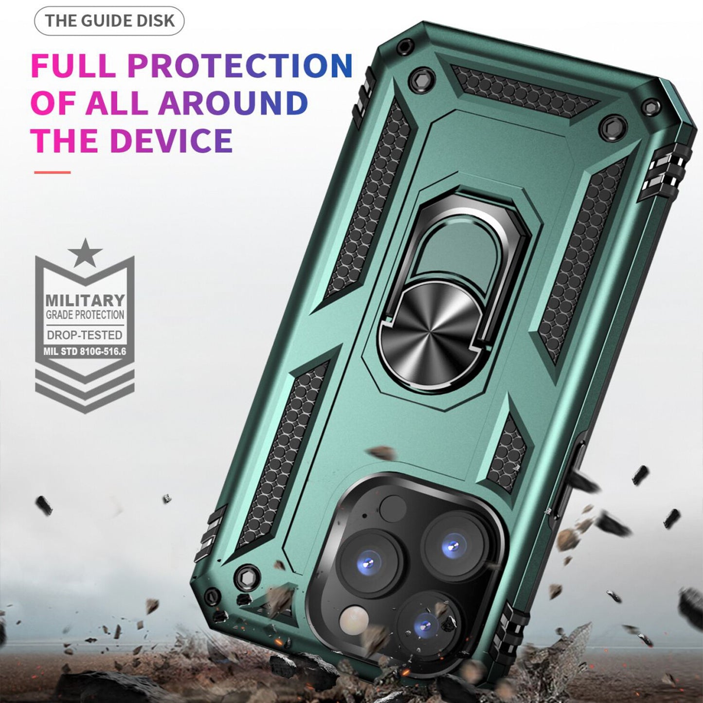 For iPhone 17 Pro Max Case 17 Pro 16 15 14 13 12 11 Phone Cover + Tempered Glass