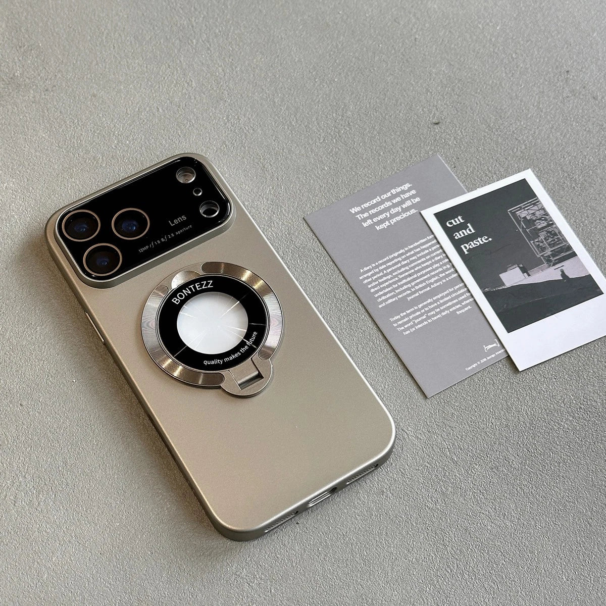 For iPhone 17 Pro Max 16 15 14 13 12 MagSafe Magnetic Lens Shockproof Stand Case