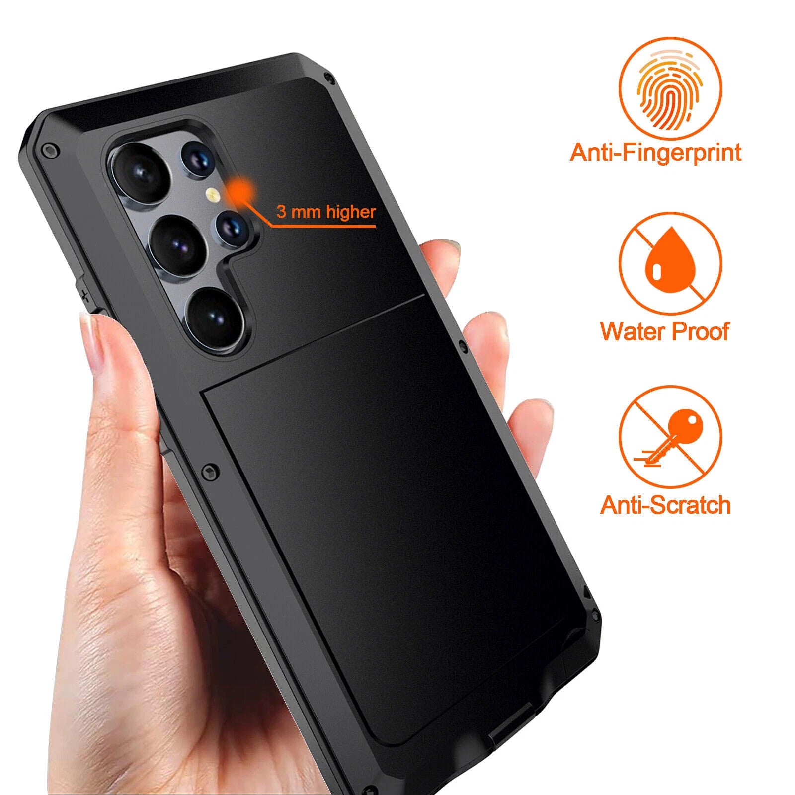 METAL ALUMINIUM CASE COVER FOR SAMSUNG GALAXY S25 S24 S23 S22 S21 Ultra S20 Plus