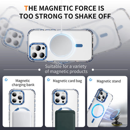 Shockproof Camera Stand Mag Safe Case For iPhone 17 16 15 14 Plus 13 12 Pro Max