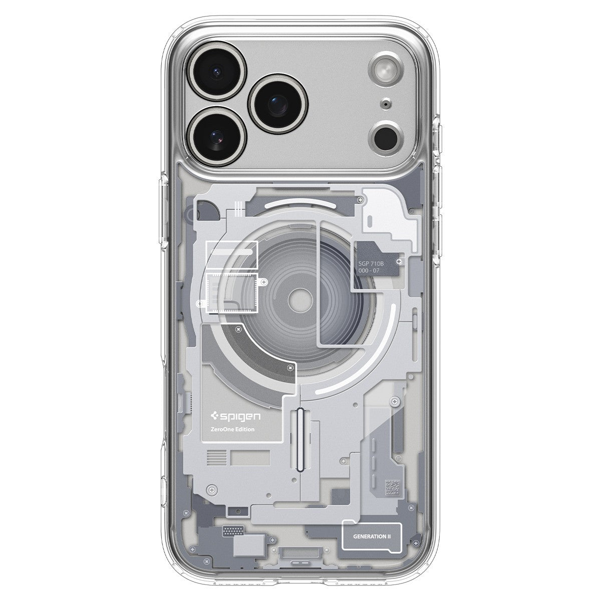 Spigen Ultra Hybrid MagFit Clear Case for iPhone 17 Pro Max - Military Grade Non-Yellowing Cover