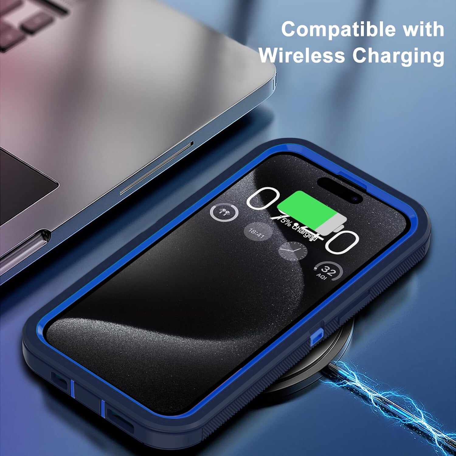 For iPhone 13 Case /13 Pro Max/Mini/Pro/ Phone Cover Shockproof + Tempered Glass