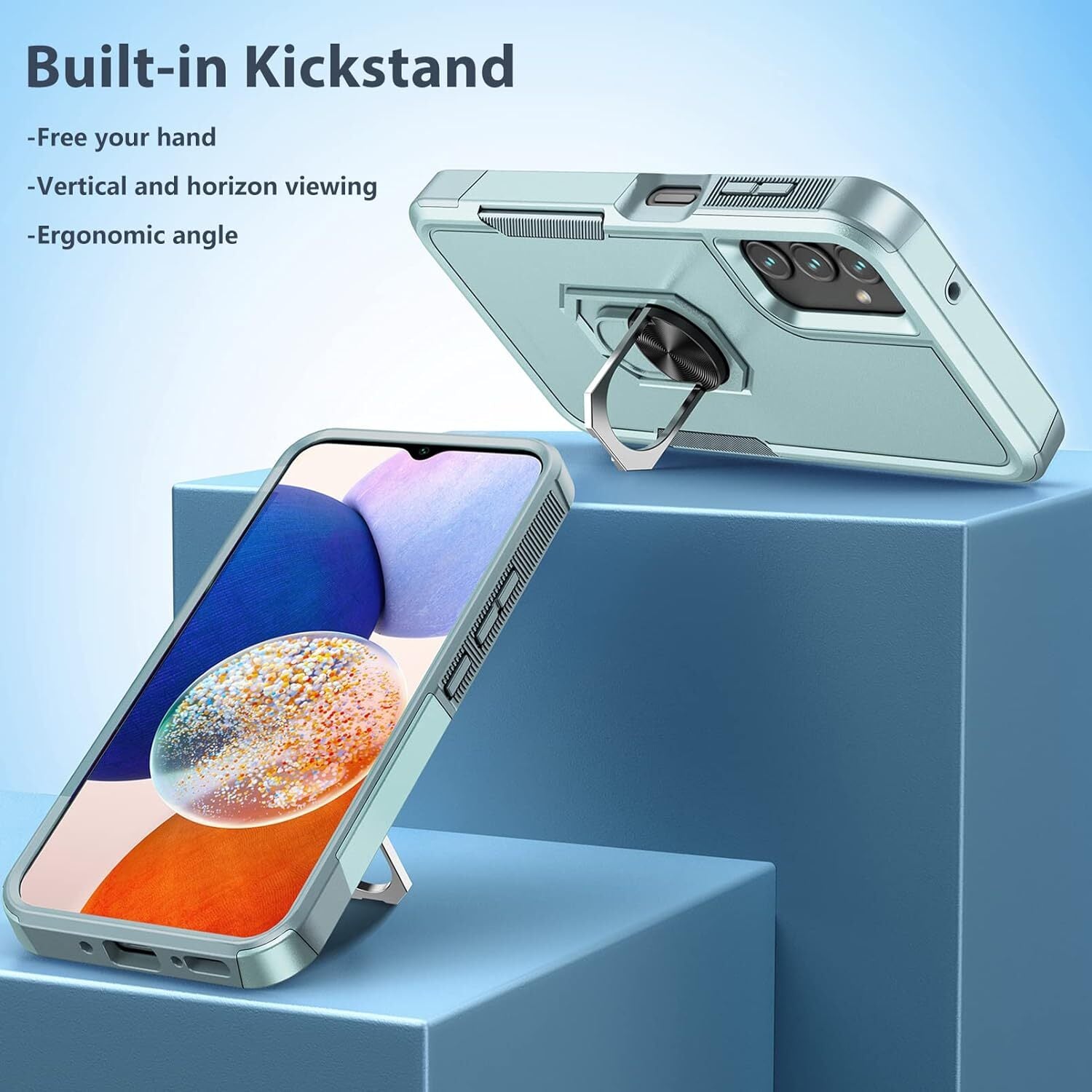 For Samsung Galaxy S25 Ultra Case S25/S24/S23/FE/ Phone Cover + Tempered Glass