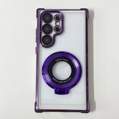 Case For Samsung Galaxy S25 Ultra S24FE S23 Shockproof Mag Safe Ring Stand Cover