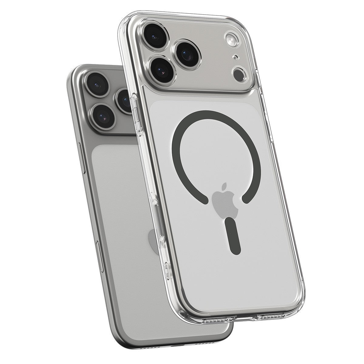 Spigen Ultra Hybrid MagFit Clear Case for iPhone 17 Pro Max - Military Grade Non-Yellowing Cover