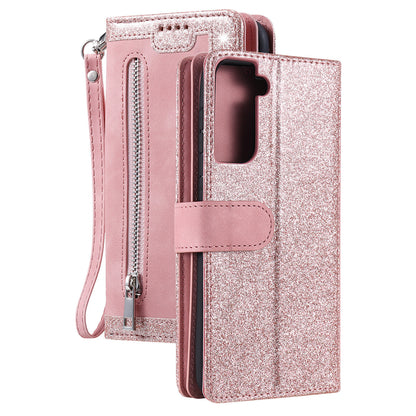 Zipper Leather Wallet Case For Samsung Galaxy S25 S24 S23 S22 Ultra Plus S21 S20