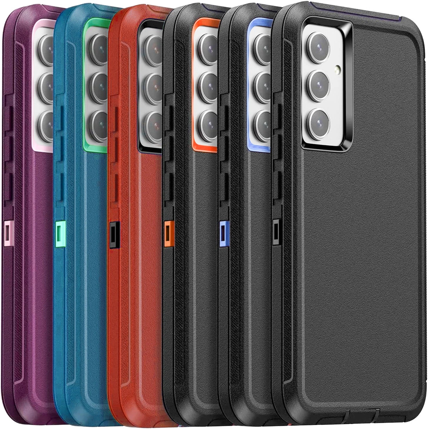 For Samsung Galaxy A17 5G Case A16 5G Phone Cover A15 A14 A03S A32 +Screen Glass