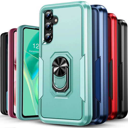 For Samsung Galaxy A16 A15 5G A14 A54 A03S A13 A32 A33 Case Phone Cover + Glass