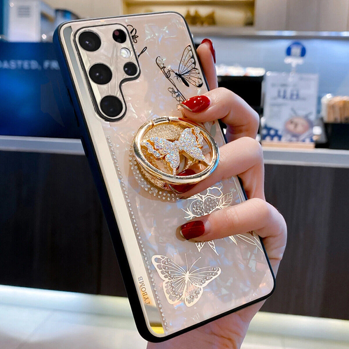 Women's Luxury Phone Case Shockproof Cover For Samsung Galaxy S25 S24 S23 S22