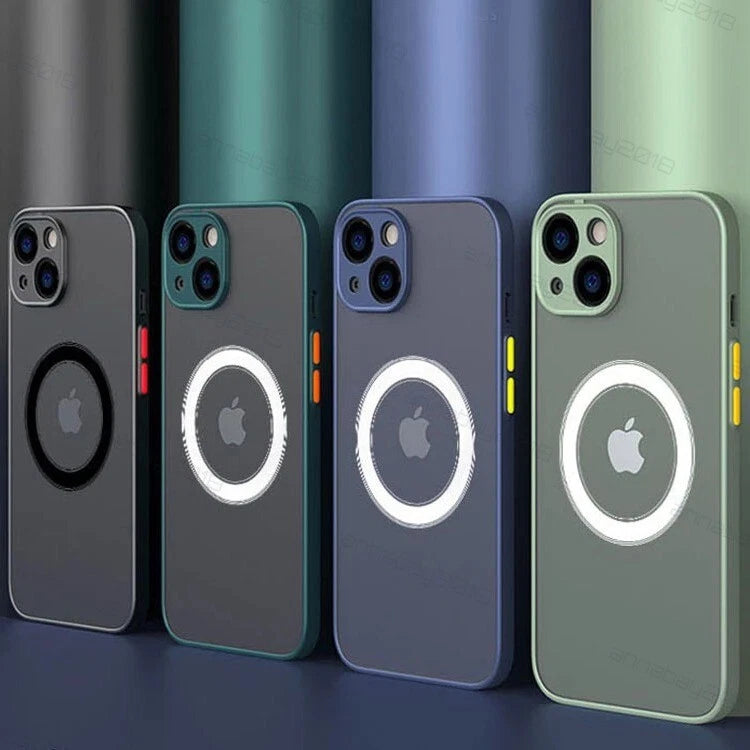 For iPhone 17 16 15 14 13 12 11 Pro Max Case Mag Safe Magnetic Camera Lens Cover