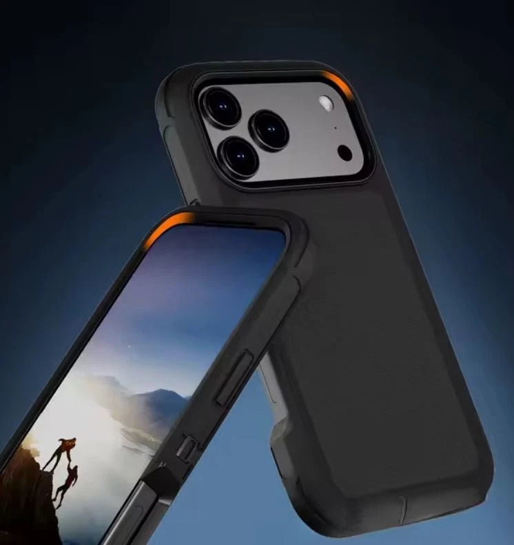 For iPhone 17 Pro Max Air 16 15 14 13 Heavy Duty Defender Case Belt Clip Holster