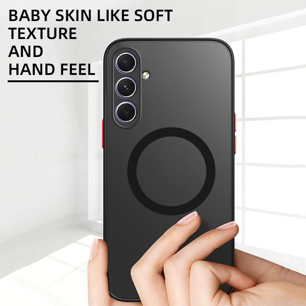 Magnetic Case Camera Cover For Samsung Galaxy S25 S24 S23 S22 S21 S20 Magsafe
