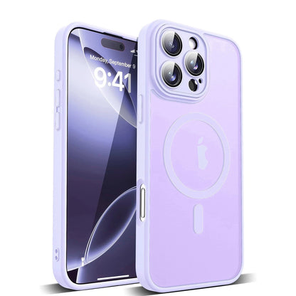 Shockproof iPhone Case with Sliding Lens Cover for iPhone 16 15 14 Pro Max - Includes 2 Screen Protectors