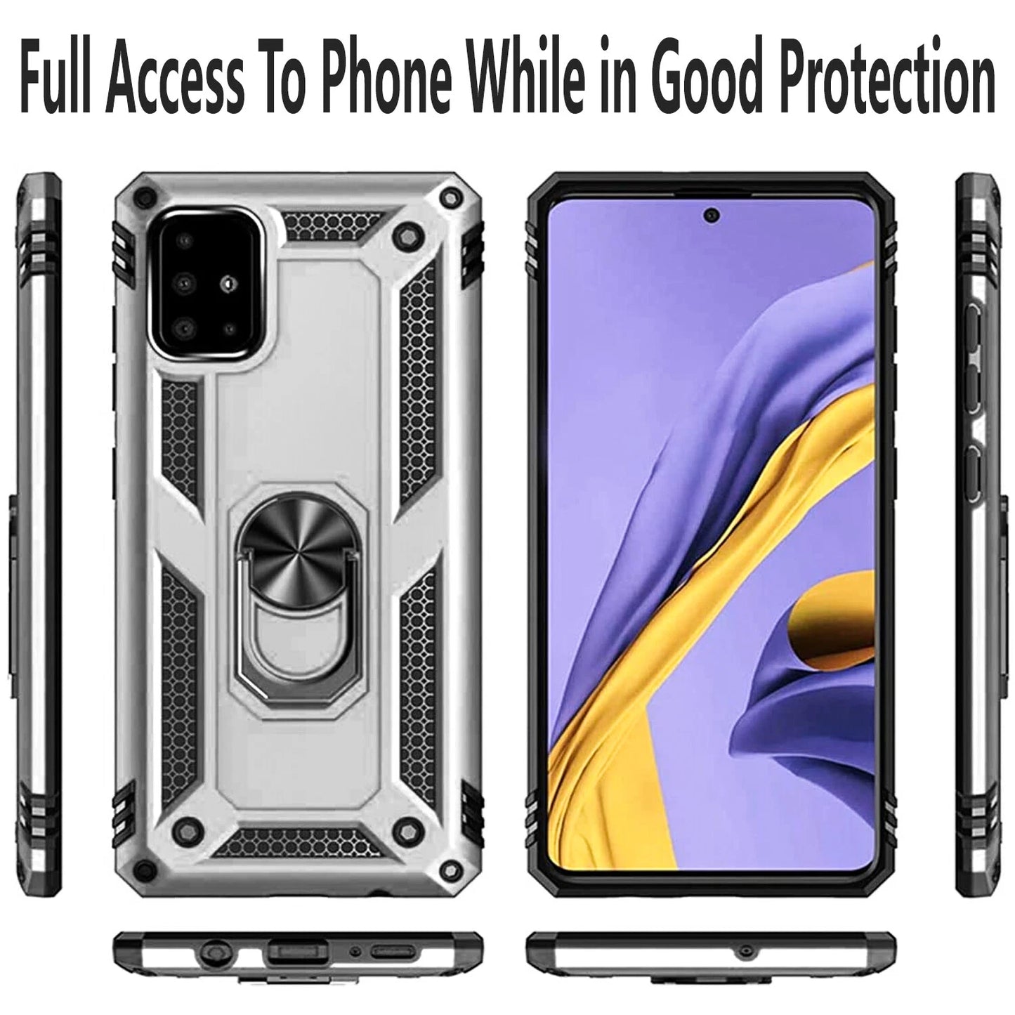 For Samsung Galaxy S20 FE 5G Case /Ultra/Plus Phone Cover +Tempered Glass Screen