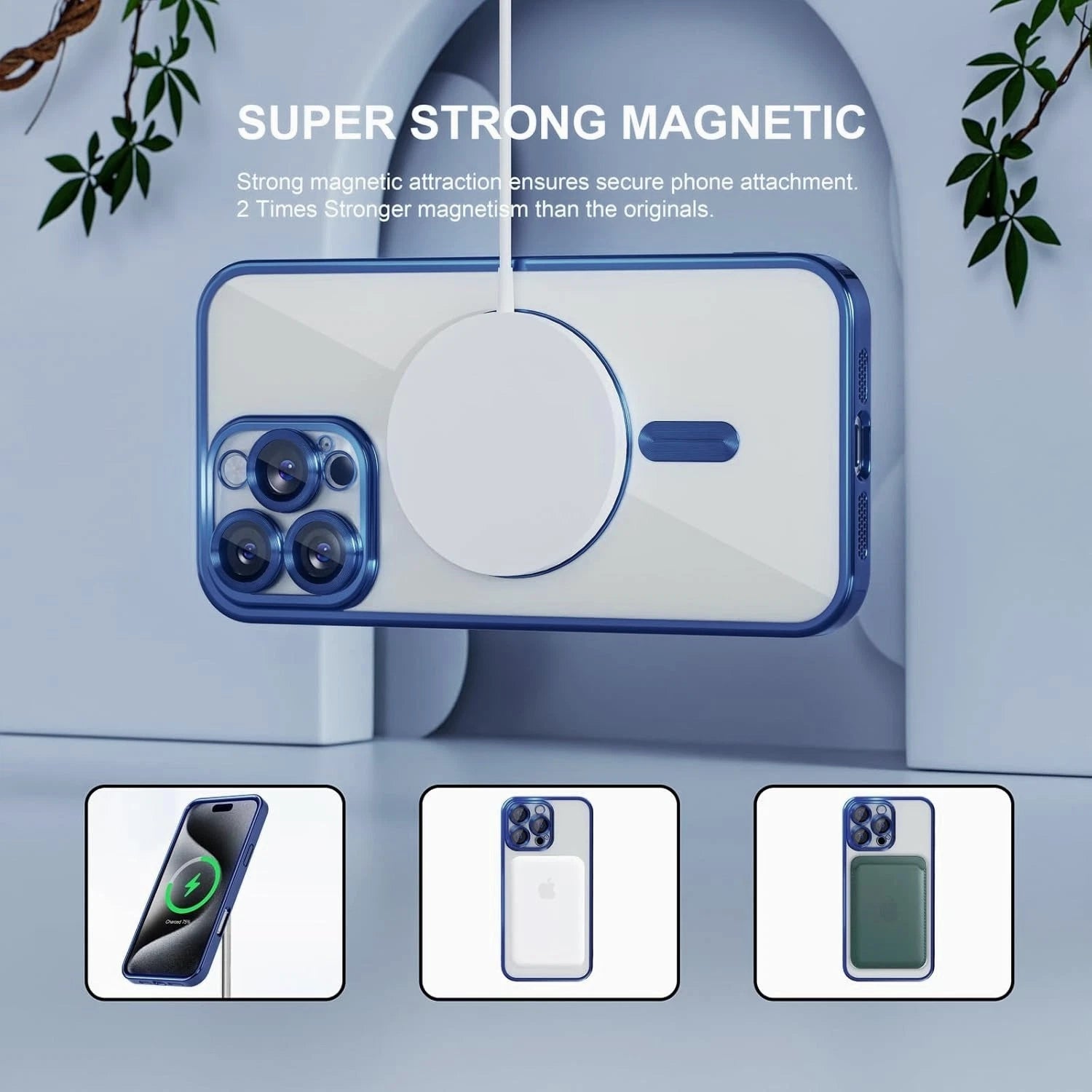 For iPhone 16 Pro Max Case 15 14 13 Phone Cover Shockproof Rugged+Tempered Glass