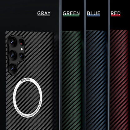For Samsung Galaxy S25 Ultra S24 S23S22 MagSafe Case Magnetic Carbon Fiber Cover