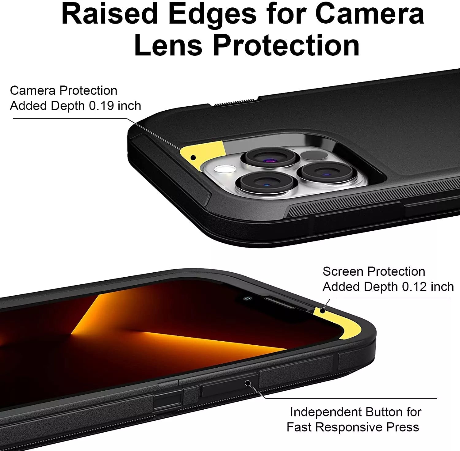 For iPhone 17 Air 16 15 14 Plus 13 12 11 Pro Max Shockproof Heavy Duty Case Clip