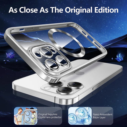 For iPhone 17 16 15 14 13 12 11 Pro Max Air Plus Mag Safe Case Camera Lens Cover