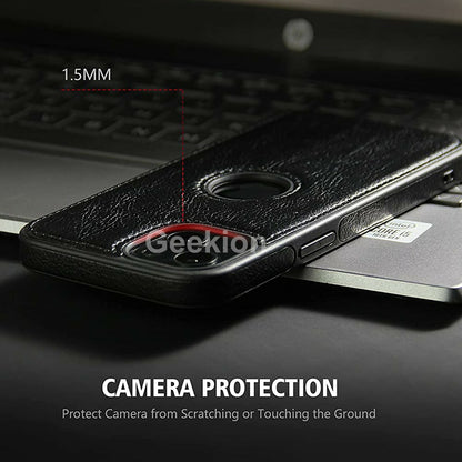 For Apple iPhone 17 16e 15 14 Plus 13 12 11 Pro X Max Case Leather Shockproof