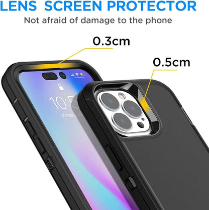 For iPhone 17 Air 16 15 14 Plus 13 12 11 Pro Max Shockproof Heavy Duty Case