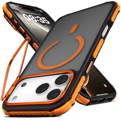 Shockproof Camera Stand Mag Safe Case For iPhone 17 16 15 14 Plus 13 12 Pro Max