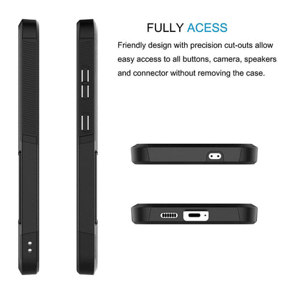 For Samsung Galaxy S25 S25 Plus S25 Ultra Shockproof Case Cover + Tempered Glass