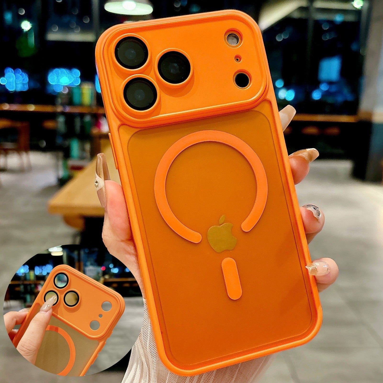 Shockproof Frosted Mag Safe Case For iPhone 17 Pro Max 16 15 14 13 w/ Lens Cover
