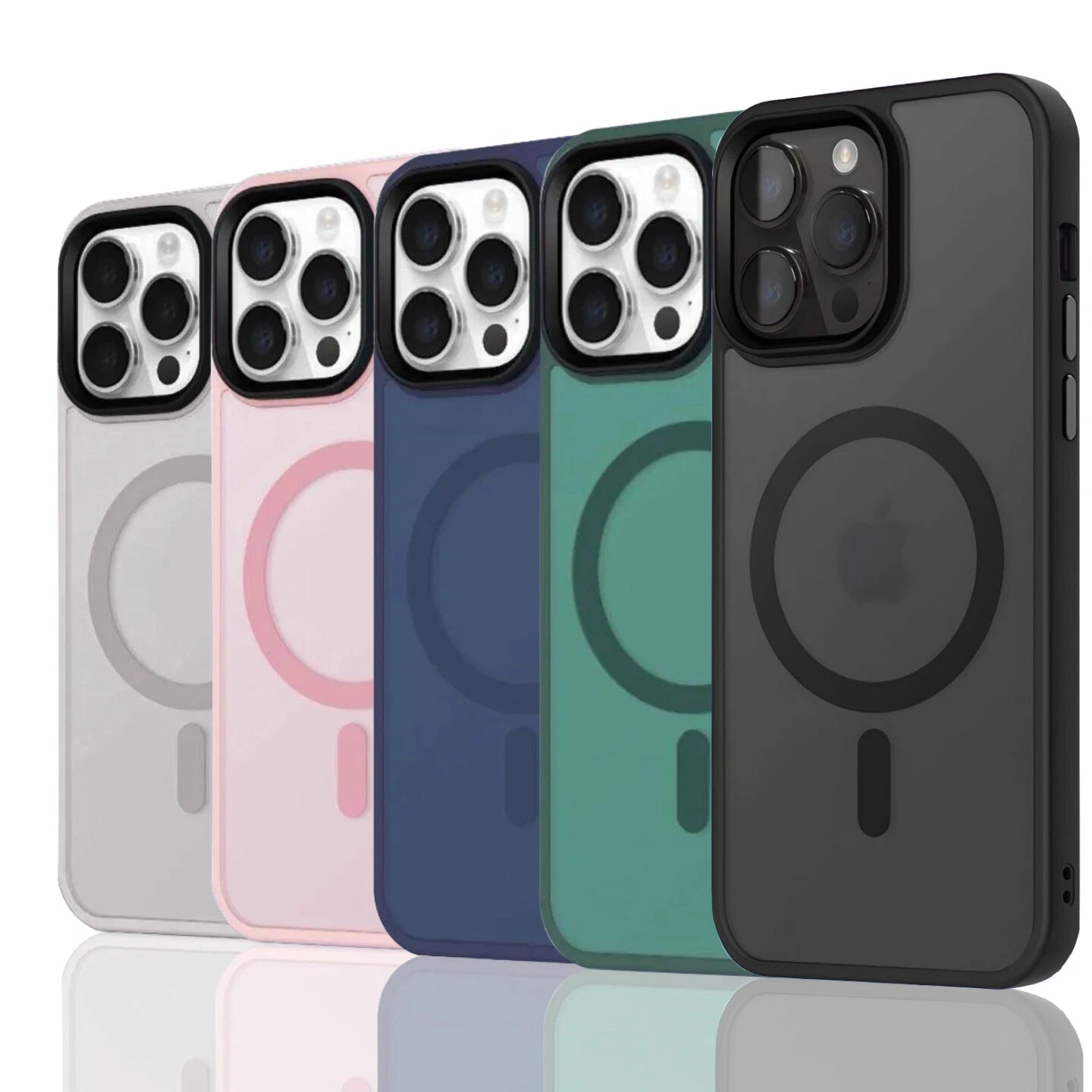 For iPhone 17 16 15 14 13 12 Pro Max Air Frosted Case Mag Safe Shockproof Cover