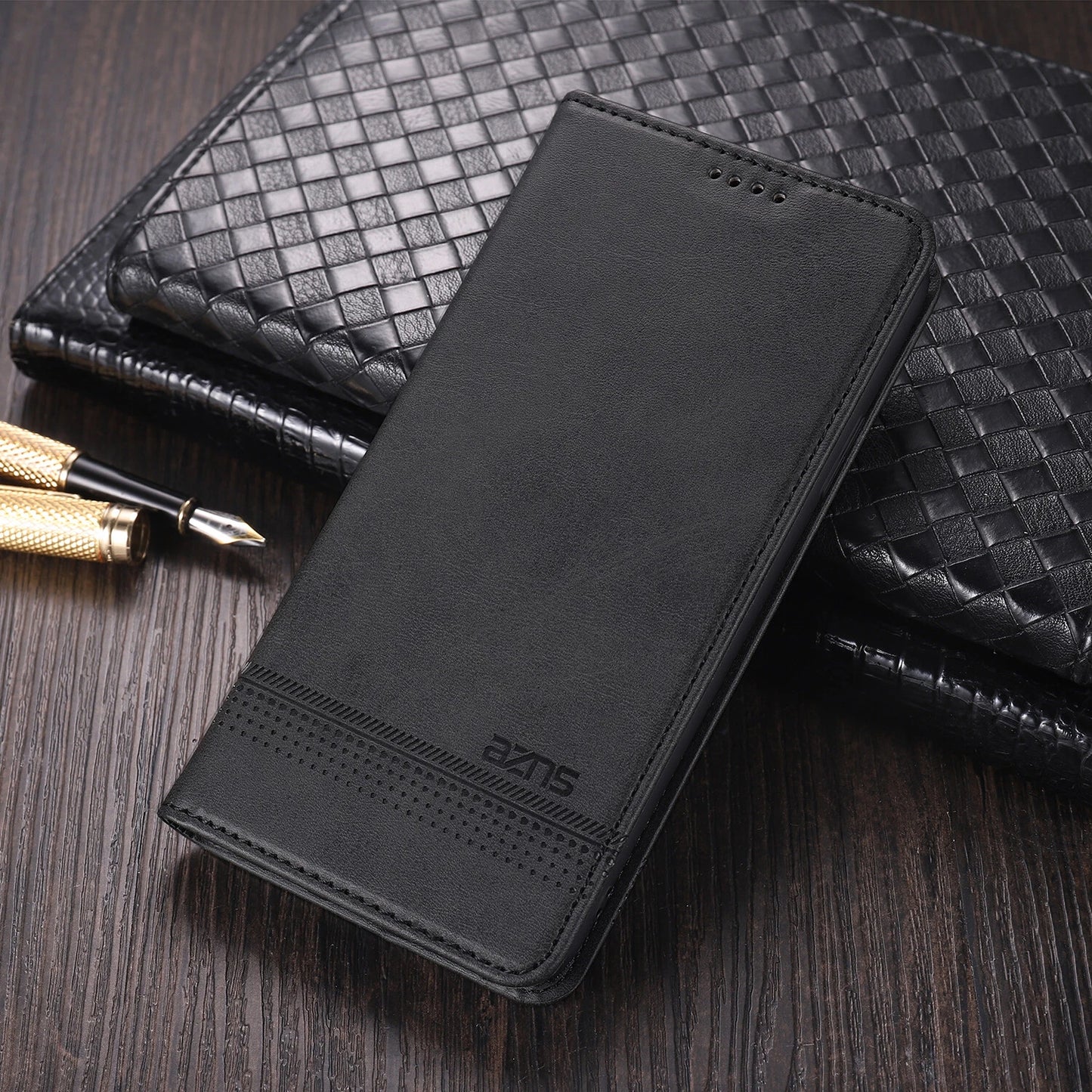 For Samsung Galaxy S24 FE S25 Ultra S23 S22 S21+ Flip Leather Wallet Case Cover