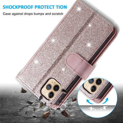 Zipper Leather Wallet Case For iPhone 16 15 17 Pro Max 14 13 12 11 Flip Cover