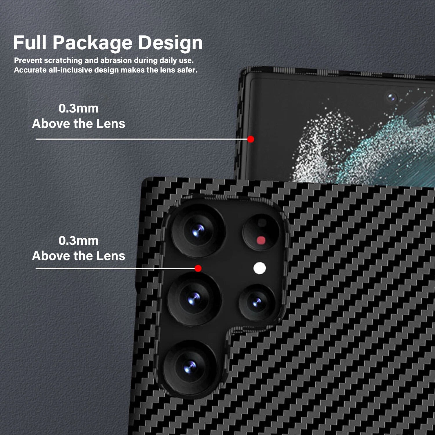 Stealth Carbon Fiber MagSafe Case for Samsung Galaxy S25 Ultra & S24 Series